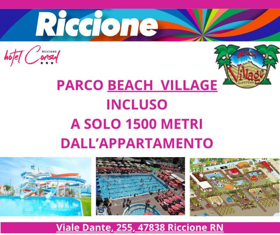 La Plata Hotel - Con Piscina Riccione Luaran gambar